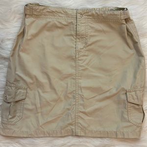 Khaki Horny Toad Cargo Skirt Size 4